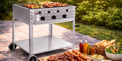 barbecue huren gas bbq houtskool bbq feest