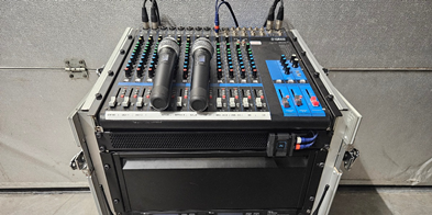 Professionele geluidsinstallatie en speakers huren voor feest of evenement