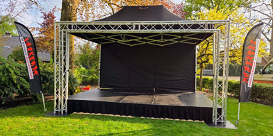 Trussconstructies, podiumdelen en lichtbruggen huren op de Veluwe voor evenementen