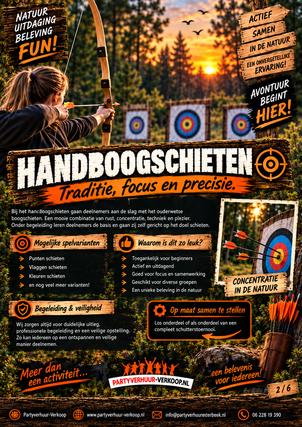 Boogschieten op locatie met begeleiding