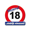 Huldeschild Hoera 18 jaar gefeliciteerd! ...eindelijk volwassen!!