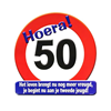 Huldeschild Hoera 50 jaar. ( tweede jeugd )