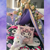 Kuromi Tipi Slaapfeestje met tentjes, lichtjes en decoratie in zwart, paars en roze