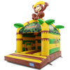Jungle springkussen met glijbaan