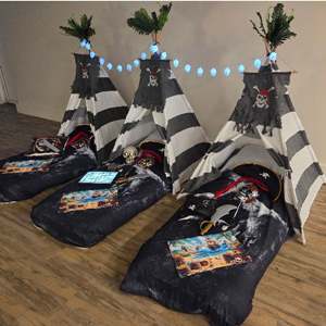 Piraat Tipi Slaapfeestje