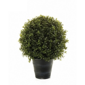 Kunstplant inclusief aluminium pot. 40 cm hoog.