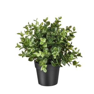 Kunstplant inclusief aluminium pot. 20 cm hoog.