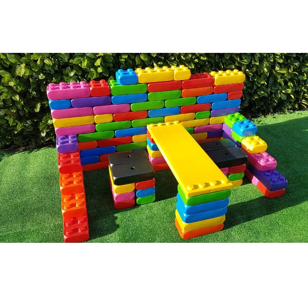 entiteit wetgeving ervaring LEGOblokken XXL huren, grote lego blokken | bouwstenen 106 Stuks!