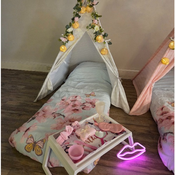 Beauty Tipi Slaapfeestje Beauty Tipi Slaapfeestje