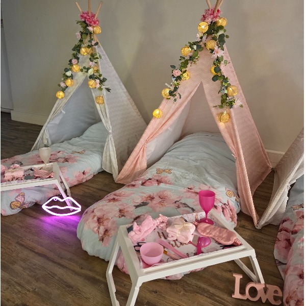 Beauty Tipi Slaapfeestje Beauty Tipi Slaapfeestje