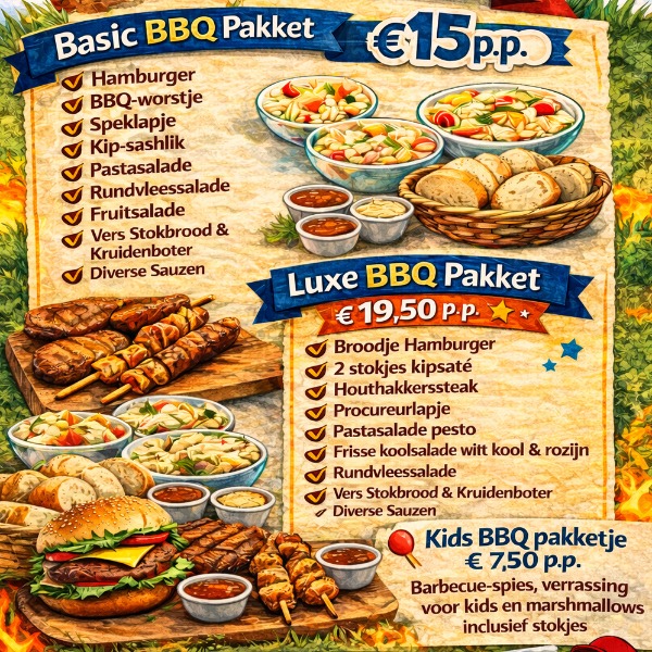 vleespakket barbecue huren