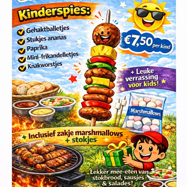 barbecue pakket voor kinderen