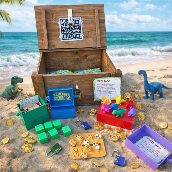 Dino Escape Kist – De Glinsterdino’s 🦖✨