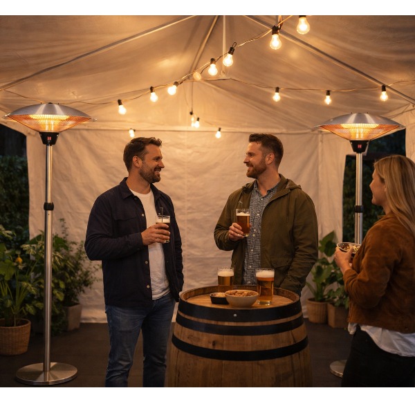 Terrasheater – Staande terrasverwarmer 2100W