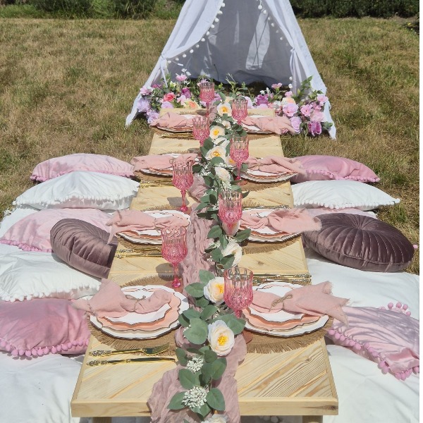 Picknick Tipi Setting