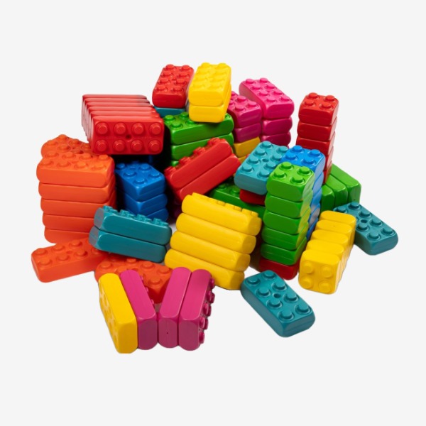 Kleine XL lego blokken | bouwstenen 100 stuks